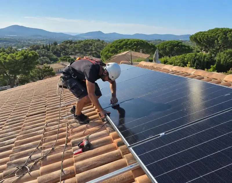 Installateur panneaux solaires Saint-Thibéry — pose photovoltaïque sur toiture